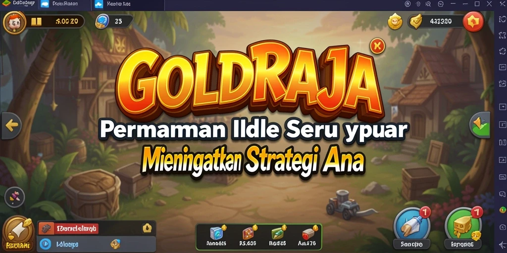 Tampilan menarik dari gameplay <strong>GOLDRAJA</strong> yang mengasyikkan dan tidak membosankan.