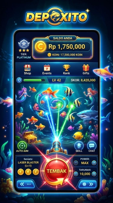Tampilan antarmuka aplikasi depoxito yang sederhana dan user-friendly.